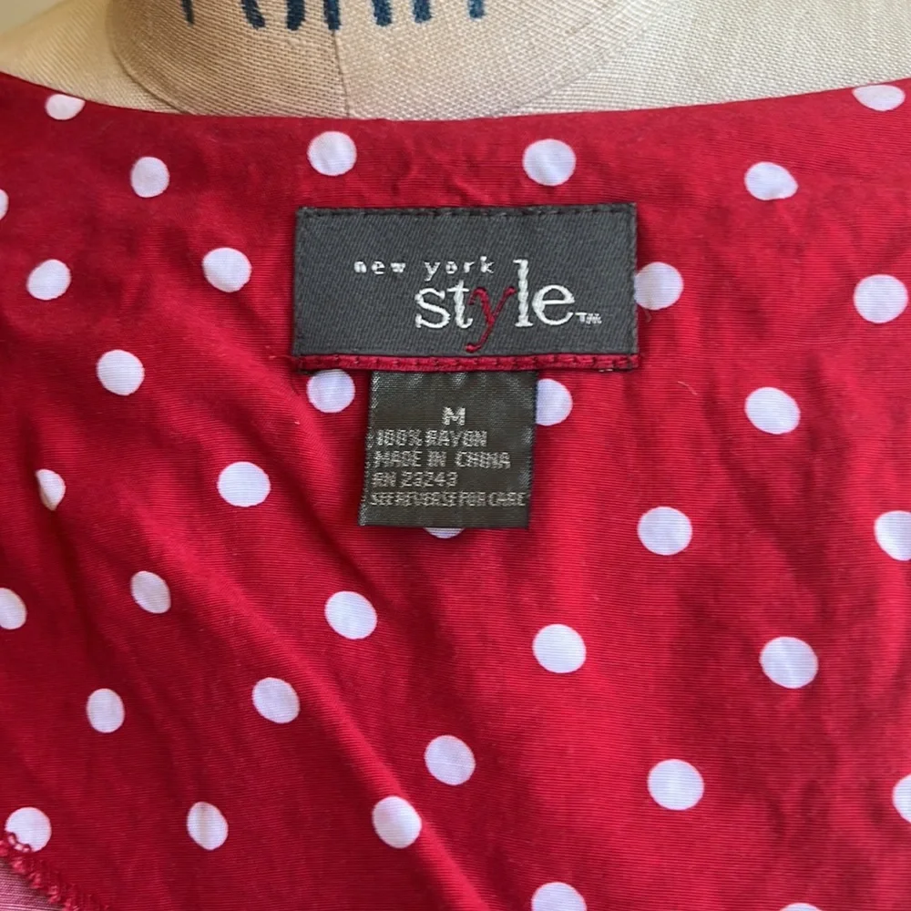 90’s New York Style Polka Dot Romper - Picture 5 of 15